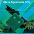 Pawfly Fish Tank Cleaning Tools - Aquarium Algae Scraper Sponge Brush with 10 inch Non-Slip Handle for Glass Tanks