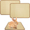 YOIYINI 2Pcs Rabbit Scratch Mat,16 x 12 Inch Sisal Rabbit Scratching Pad,Rabbits Scratching
