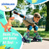 ZOOBLISS 3-7 4 Kids Roller Skates for Beginners - Toddler Roller Skates for Boys and Girls Ages with Light-Up Wheels