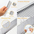Dog Metal Comb, 7.5inch Dematting Tool, Stainless Steel Teeth for Grooming Dogs and Cats (M: 19x4cm)