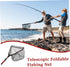 Hbbgdiy Foldable Telescopic Fishing Landing Net with Extendable Handle, Easy to Catch & Portable Fish Trap for Salmon