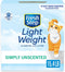Fresh Step Lightweight Clumping Cat Litter, Unscented, 15.4 lb, Long Lasting Odor Control with Activated Charcoal