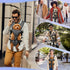 YUDODO Adjustable Pet Dog Front Carrier Backpack for Small Medium Dogs Cats, Easy-Fit Travel Backpack for Hiking