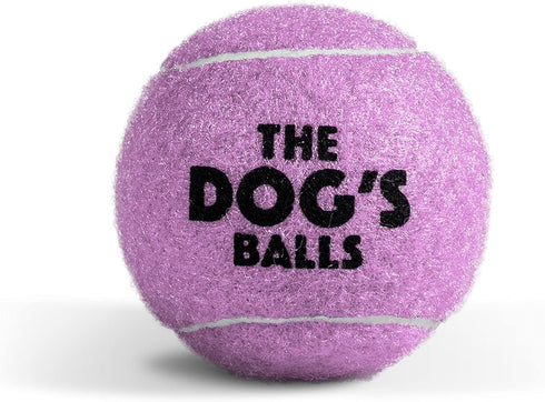 The Little Dog's Balls, Dog Tennis Balls, 6-Pack Lilac, 1.9 Inches Diameter, Strong Dog & Puppy Ball for Training,
