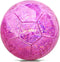 Size 4 Glitter Pink Soccer Ball for Kids Aged 4-12, Outdoor Sports Training Ball for Recreation and Birthday