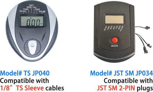 Generic JP040), Replacement Monitor Speedometer for Stationary Bikes, Heart Rate Tracker,Indoor Bike Monitor LCD(TS