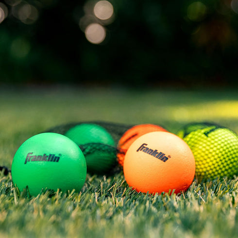 Franklin Sports Lacrosse Balls, Soft Rubber for Kids, Perfect for Beginners & First Time Players, Bright Colors