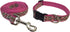Camouflage Dog Collar and Leash Set - Pink Camo on Pink Webbing (Small)