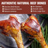 FurBite 2-Pack 3x8in Single Ingredient Beef Bones for Dogs - Natural Grass-Fed Dog Bones Long Lasting Chew
