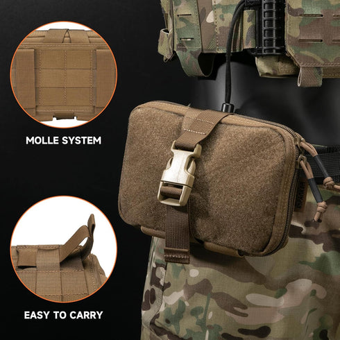 EXCELLENT ELITE SPANKER Tactical Molle Rip Away Ifak Pouch Utility First Aid Pouch Medical EMT Bag