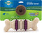 PetSafe Busy Buddy Bristle Bone, Treat-Holding Toy for Dogs, Treat Rings Included, Purple, Medium