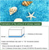 BXI Small Aquarium Substrate Gravel Sand, 2.2 Lbs, Polished Smooth Vibrant Blue Sea Glass