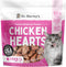 Dr. Harvey's Chicken Hearts Freeze Dried Training Cat Treats with Real Chicken