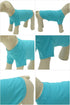 Lovelonglong Pet Clothing Dog Costumes, Basic Blank T-Shirt Tee Shirts for Small Dogs (Turquoise, M)