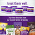 45 Count Wellness Peanut Butter & Apple Flavored Soft Chews Multi-Benefit Supplements for Dogs