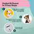 Dual-Sided Dematting Brush for Cats and Dogs - Undercoat Rake for Shedding Short, Long or Double Coats