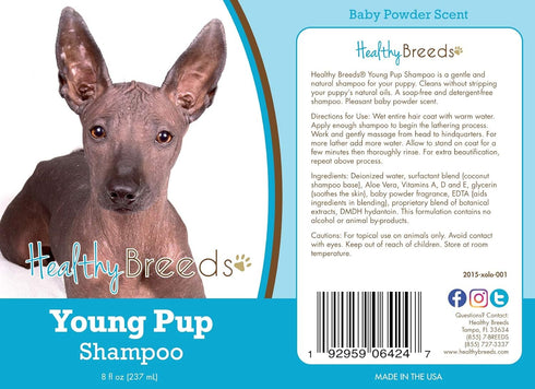 8 oz Healthy Breeds Xoloitzcuintli Young Pup Shampoo