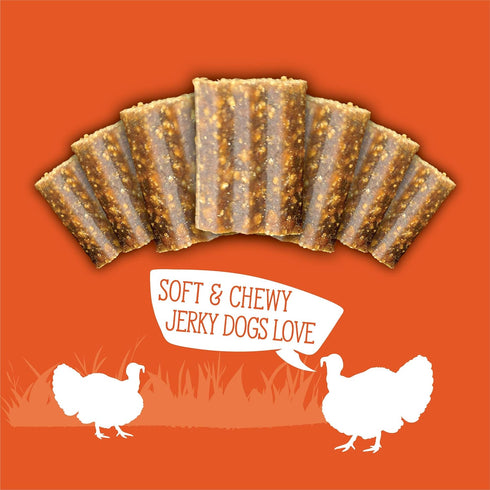 Evolve Grain Free Dog Treats, Turkey, Pea, and Berry Jerky Bites