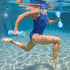 VIDELLY 2-Piece Aquatic Exercise Foam Dumbbell Set - Pool Fitness Water Aerobic Equipment