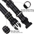 Martingale Dog Collar, Adjustable Nylon Reflective Collar with Quick Release Buckle, Black, Extra Large
