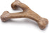 Benebone Puppy Wishbone Durable Chew Toy for Gentle Chewers, Real Bacon Flavor, Made in USA, Medium Size