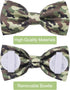 PET SHOW 10 Pack Camo Small Dog Bow Ties, Colorful Camouflage Bowties for Medium Dogs, Classic Bowknots Pet Grooming