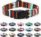 Adjustable Dog Collar with Special Design Patterns, Soft Durable Nylon Pet Collar for Small Medium Large Dogs (S,