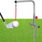 Poen Golf Swing Trainer - 1 Set Training Iron Practice Swing Groover with 3 Height Indoor Golf Simulator Accessories