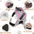 Heavy Duty No-Pull Dog Harness and Leash Set for Large Dogs, Reflective Adjustable Training Vest (Black, Size L)