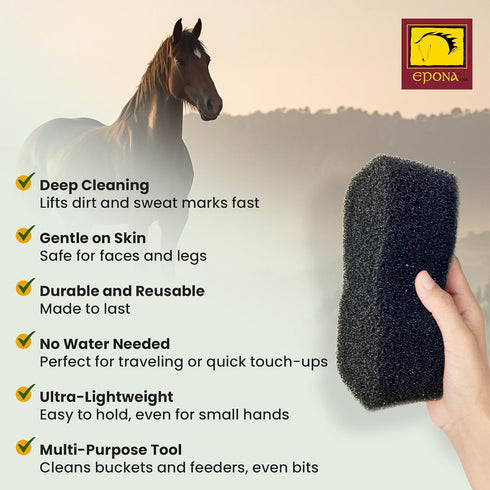 Epona Tiger's Tongue Horse Groomer, Scrubber Massager