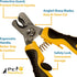 Pet Republique Dog Nail Clippers - Large Bird Claws Trimmer Tool with Sharp Durable Angled Blades