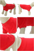 Lovelonglong Pet Clothing Dog Costumes Basic Blank T-Shirt Tee Shirts for Small Dogs, Red S