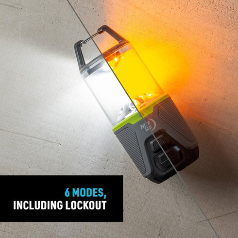 Nite Ize Radiant RL2 Rechargeable Lantern - Outdoor LED Lantern with Power Bank, Impact & Water Resistant