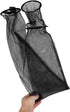 3pcs 1.5m SUPVOX Foldable Fishing Nets with Black Handle, Portable Mini Live Bait and Shrimp Transport Basket