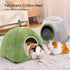 YUEPET Guinea Pig Bed 2 Pack, Washable Hideout Accessories for Small Animals like Chinchilla and Hamsters