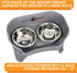 Neater Pet Brands Stainless Steel Slow Feed Bowl for Dogs or Cats - 3 Cup, Fits Neater Feeders & Other Raised Feeders