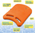 Junior Kickboard Buoy for Kids, Swimming Aid & Exercise Training Board for Youth and Toddlers, BPA Free
