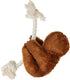 Fringe Studio Brown Sloth On A Rope, Plush Dog Toy (289373)