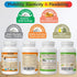 Hip and Joint Supplement for Dogs with Glucosamine, Chondroitin, Turmeric, Collagen, MSM - 120 Tabs