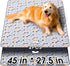 Hompet Washable Pee Pads for Dogs, 45"x27.5", 2-Pack Thick Heavy Absorbency Reusable