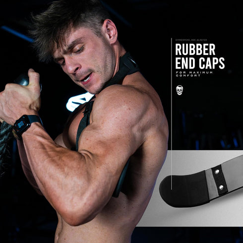 Gymreapers Bicep Arm Blaster – Thick Aluminum Support Bicep Curl Isolator with Contoured, Padded Edges, Adjustable