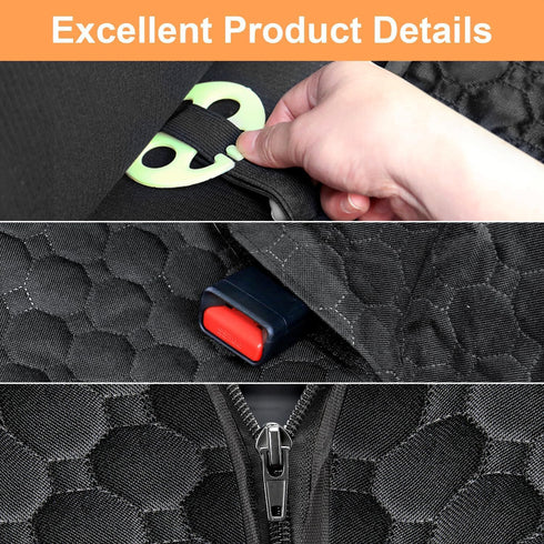 Hammock 2026 600D Mancro Dog for Car, Upgraded Heavy Duty Waterproof & Scratch-Resistant Dog Car Seat Cover, Back Seat