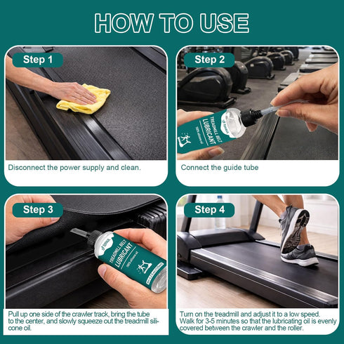 1DFAUL 250ml Treadmill Lubricant for Belt, Silicone Treadmill Oil Belt Lubricant High Temperature Resistance, Reduces