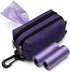 Premium Dog Poop Bag Holder for Leash, Stylish Dispenser for Easy Cleanup, Ideal for Dogs and Outdoor Walks (Purple)