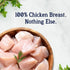 Stewart Freeze Dried Dog Treats - Chicken Breast, 14.8 oz, Grain Free & Gluten Free, Resealable Tub