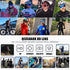 Queshark Cycling Glasses, Sports Sunglasses for Men Women, 1 Polarized 2 HD Lens for Cycling & Running