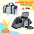 3 2 Pet Carrier Airline Approved, Expandable Foldable Soft-Sided Dog Carrier, Open Doors, Reflective Tapes, Pet Travel
