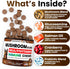 170 Immune Turkey Tail Mushroom Supplement for Dogs - Chews - Mushrooms for Dogs - Reishi, Lions Mane, Glucosamine