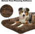 Midwest Homes for Pets Deluxe Dog Beds, Super Plush for Dog Crates, Machine Wash & Dryer Friendly, 42-Inch, Cocoa
