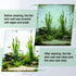 0.4-0.8 Inch hygger Magnetic Aquarium Fish Tank Glass Cleaner,Detachable Dual-Blades Brush Tool with Floating Scrubber